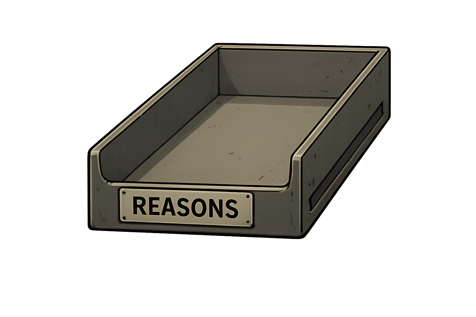 Reasons tray