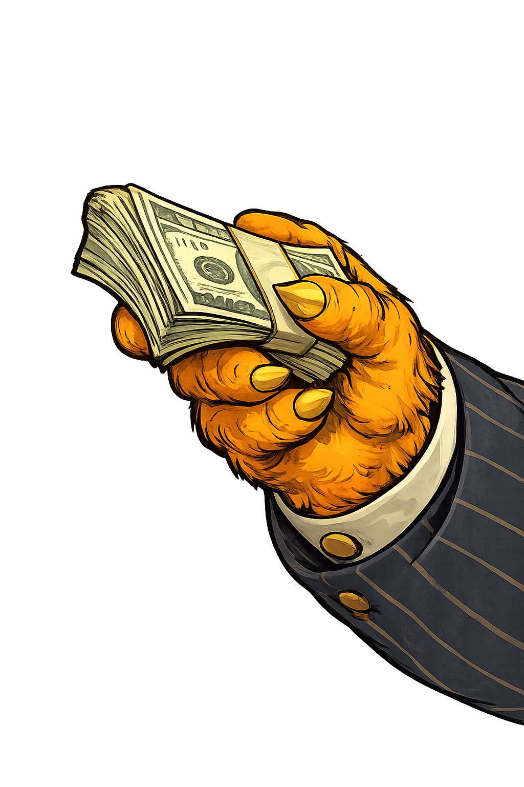 Nic Crave reluctantly handing over recovered money